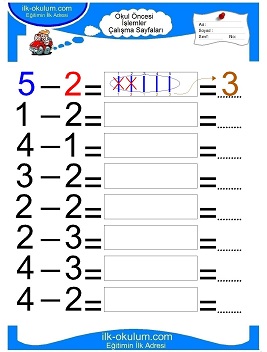 Çocuklar İçin toplam işlemi yaprak testleri 